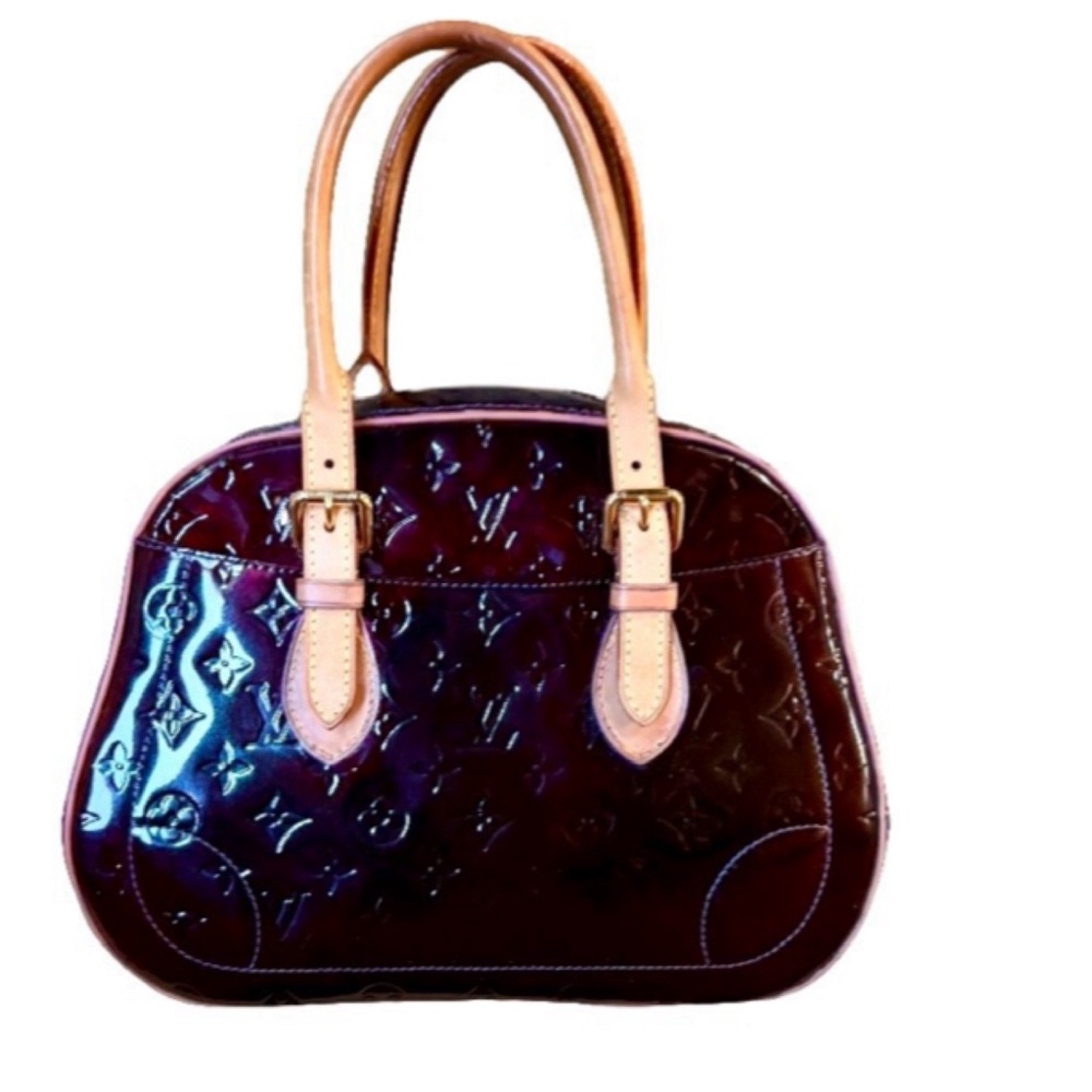 ๐Louis Vuitton LV Amarante Vernis Patent Leather Summit Dr & Matching Wallet ๐ - Picture 3 of 17